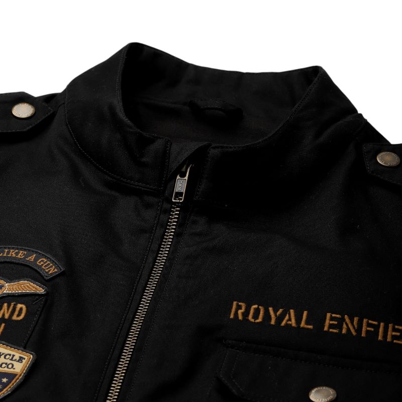 코만도 슬리브리스 블랙 재킷-3